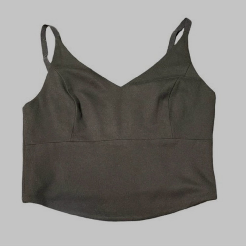 CAbi Black V-Neck Cropped Camisole - Picture 6 of 12
